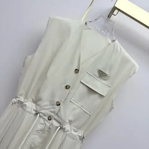 Replica Prada Dresses Sleeveless For Women #1472461 $76.00 USD for Wholesale