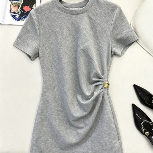 Replica LOEWE Dresses Short Sleeved For Women #1472465 $56.00 USD for Wholesale