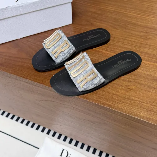 Wholesale Christian Dior Slippers For Women #1472479 $64.00 USD, Wholesale Quality Replica Christian Dior Slippers