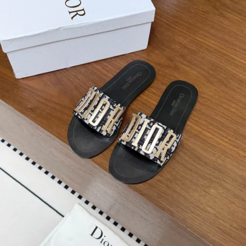 Wholesale Christian Dior Slippers For Women #1472482 $64.00 USD, Wholesale Quality Replica Christian Dior Slippers