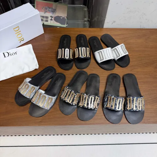 Replica Christian Dior Slippers For Women #1472482 $64.00 USD for Wholesale