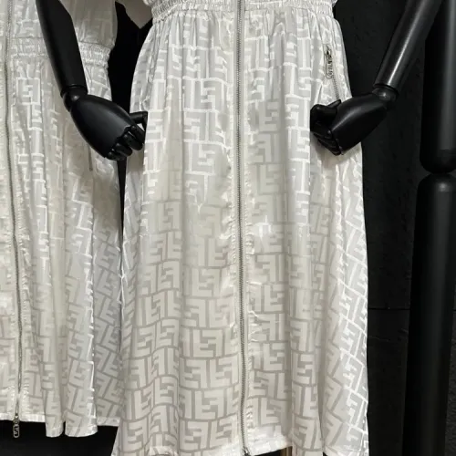 Replica Fendi Dresses Short Sleeved For Women #1472512 $85.00 USD for Wholesale