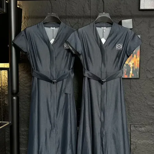 Wholesale LOEWE Dresses Short Sleeved For Women #1472515 $85.00 USD, Wholesale Quality Replica LOEWE Dresses