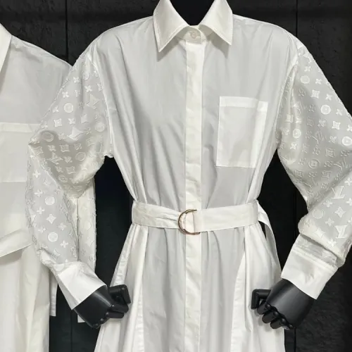 Replica Louis Vuitton LV Dresses Long Sleeved For Women #1472516 $80.00 USD for Wholesale