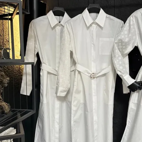 Replica Louis Vuitton LV Dresses Long Sleeved For Women #1472516 $80.00 USD for Wholesale