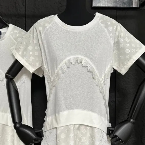 Replica Louis Vuitton LV Dresses Short Sleeved For Women #1472517 $80.00 USD for Wholesale