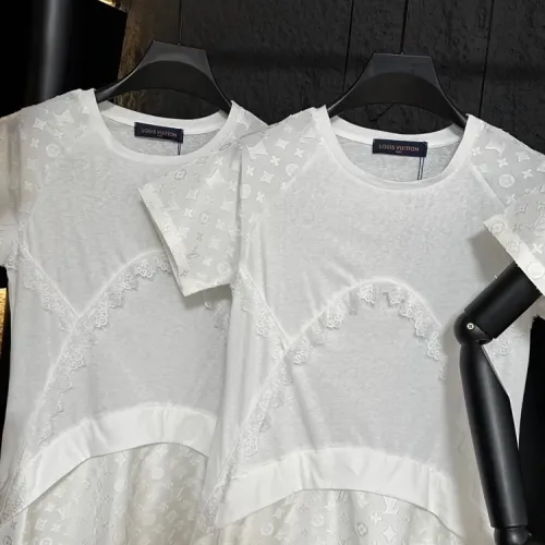 Replica Louis Vuitton LV Dresses Short Sleeved For Women #1472517 $80.00 USD for Wholesale