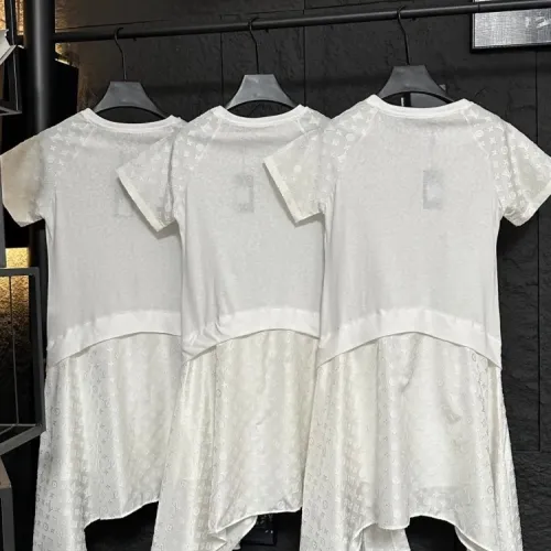 Replica Louis Vuitton LV Dresses Short Sleeved For Women #1472517 $80.00 USD for Wholesale
