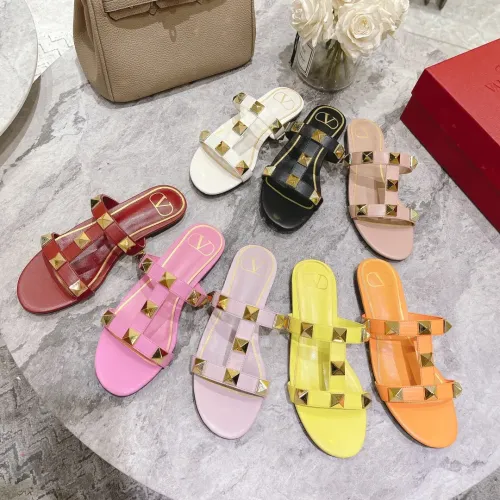 Replica Valentino Slippers For Women #1472523 $88.00 USD for Wholesale