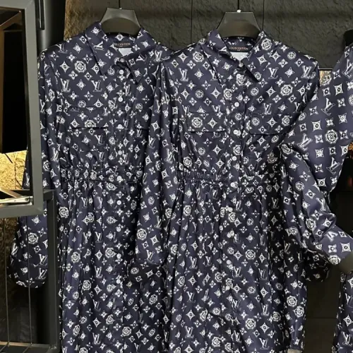 Replica Louis Vuitton LV Dresses Long Sleeved For Women #1472527 $72.00 USD for Wholesale
