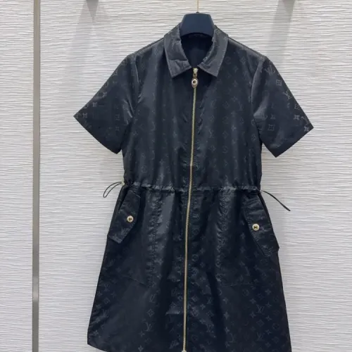 Wholesale Louis Vuitton LV Dresses Short Sleeved For Women #1472529 $76.00 USD, Wholesale Quality Replica Louis Vuitton LV Dresses