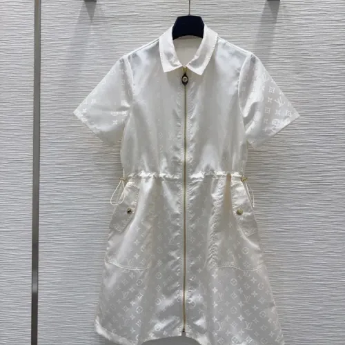 Wholesale Louis Vuitton LV Dresses Short Sleeved For Women #1472530 $76.00 USD, Wholesale Quality Replica Louis Vuitton LV Dresses