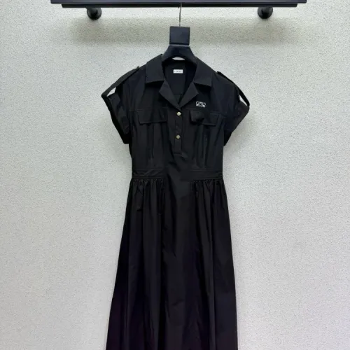 Wholesale LOEWE Dresses Short Sleeved For Women #1472532 $76.00 USD, Wholesale Quality Replica LOEWE Dresses