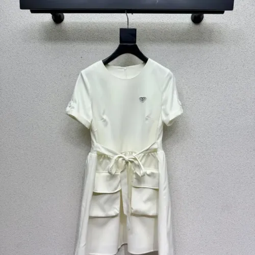 Wholesale Prada Dresses Short Sleeved For Women #1472535 $76.00 USD, Wholesale Quality Replica Prada Dresses