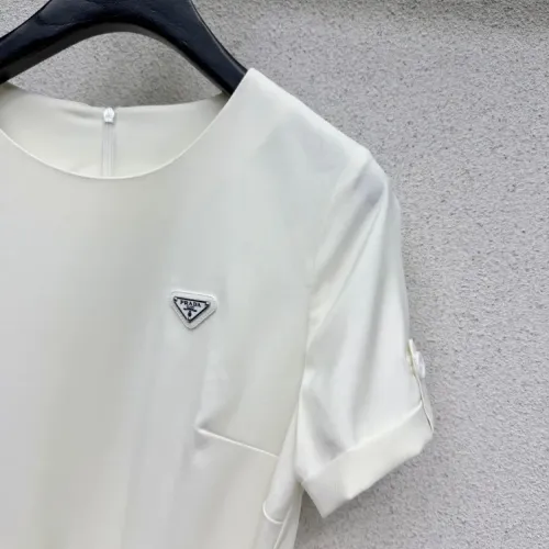 Replica Prada Dresses Short Sleeved For Women #1472535 $76.00 USD for Wholesale