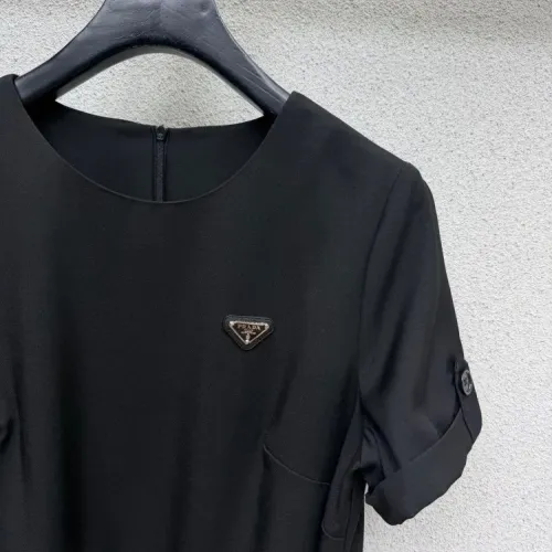 Replica Prada Dresses Short Sleeved For Women #1472536 $76.00 USD for Wholesale
