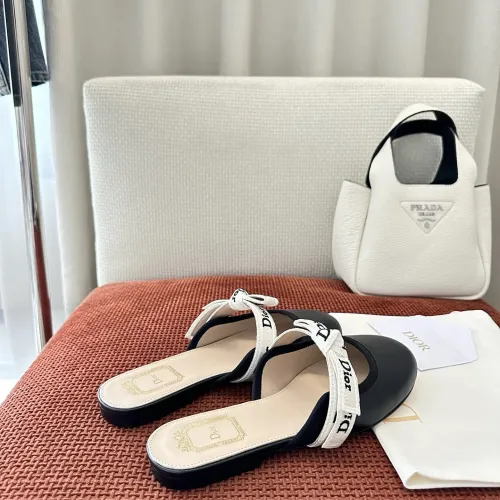 Replica Christian Dior Slippers For Women #1472598 $98.00 USD for Wholesale