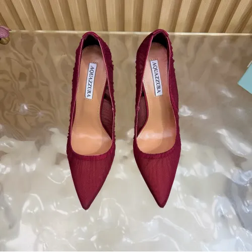 Replica AQUAZZURA High-heeled shoes For Women #1472608 $108.00 USD for Wholesale