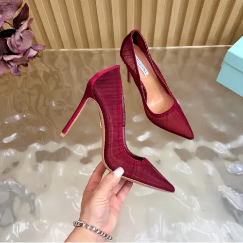 Replica AQUAZZURA High-heeled shoes For Women #1472608 $108.00 USD for Wholesale
