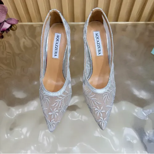 Replica AQUAZZURA High-heeled shoes For Women #1472612 $128.00 USD for Wholesale