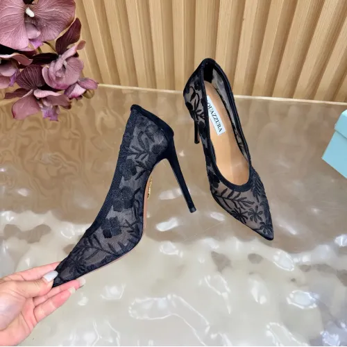 Replica AQUAZZURA High-heeled shoes For Women #1472614 $128.00 USD for Wholesale