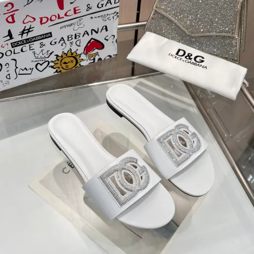 Replica Dolce & Gabbana D&G Slippers For Women #1472617 $88.00 USD for Wholesale