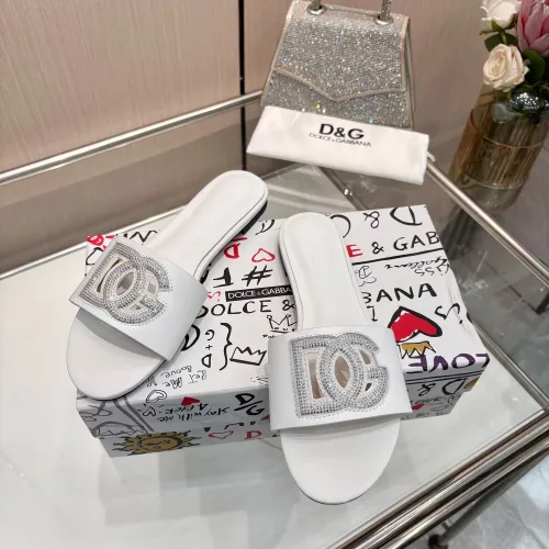 Replica Dolce & Gabbana D&G Slippers For Women #1472617 $88.00 USD for Wholesale