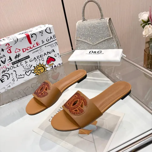 Wholesale Dolce &amp; Gabbana D&amp;G Slippers For Women #1472619 $88.00 USD, Wholesale Quality Replica Dolce &amp; Gabbana D&amp;G Slippers