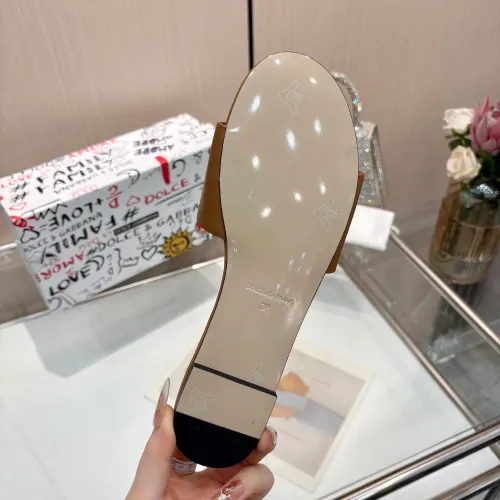 Replica Dolce & Gabbana D&G Slippers For Women #1472619 $88.00 USD for Wholesale