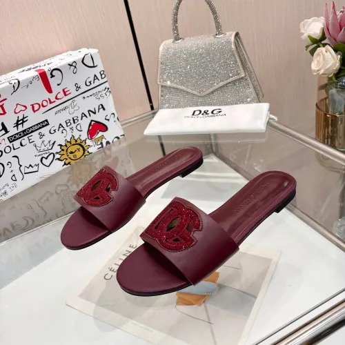 Wholesale Dolce &amp; Gabbana D&amp;G Slippers For Women #1472620 $88.00 USD, Wholesale Quality Replica Dolce &amp; Gabbana D&amp;G Slippers