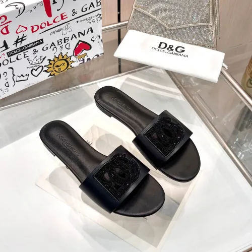 Replica Dolce & Gabbana D&G Slippers For Women #1472622 $88.00 USD for Wholesale