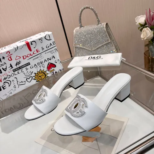 Wholesale Dolce &amp; Gabbana D&amp;G Slippers For Women #1472623 $92.00 USD, Wholesale Quality Replica Dolce &amp; Gabbana D&amp;G Slippers