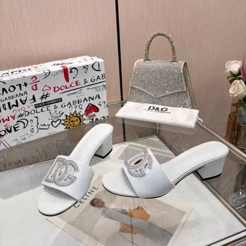 Replica Dolce & Gabbana D&G Slippers For Women #1472623 $92.00 USD for Wholesale