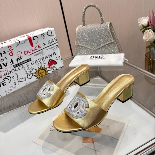 Wholesale Dolce &amp; Gabbana D&amp;G Slippers For Women #1472624 $92.00 USD, Wholesale Quality Replica Dolce &amp; Gabbana D&amp;G Slippers