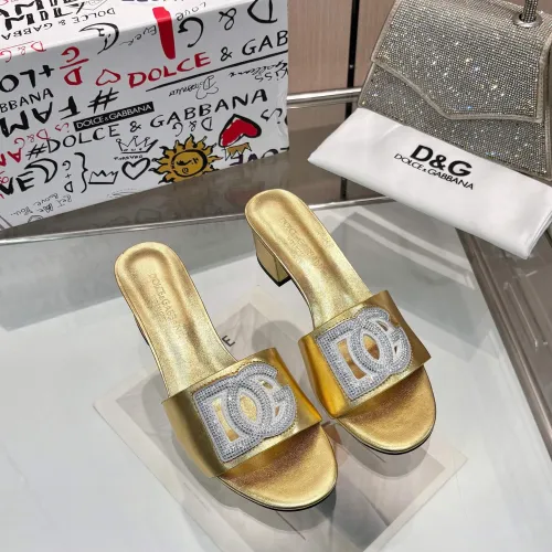 Replica Dolce & Gabbana D&G Slippers For Women #1472624 $92.00 USD for Wholesale