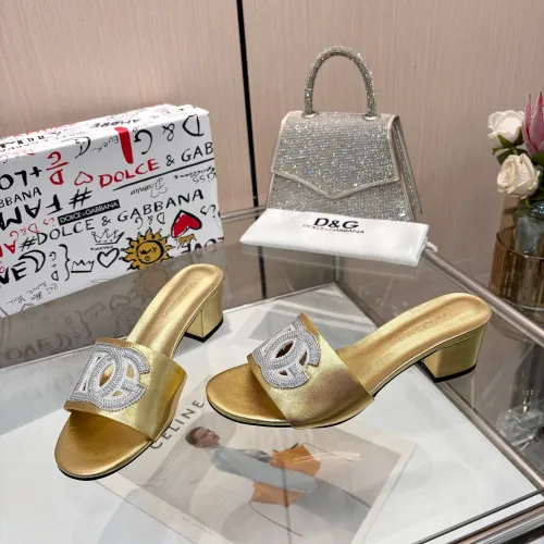 Replica Dolce & Gabbana D&G Slippers For Women #1472624 $92.00 USD for Wholesale