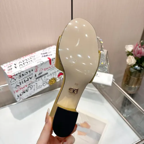 Replica Dolce & Gabbana D&G Slippers For Women #1472624 $92.00 USD for Wholesale