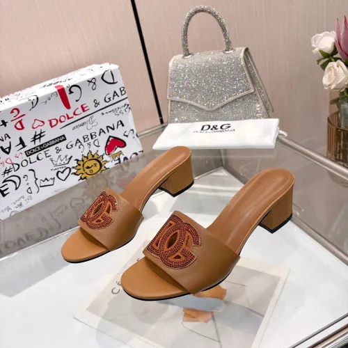 Wholesale Dolce &amp; Gabbana D&amp;G Slippers For Women #1472626 $92.00 USD, Wholesale Quality Replica Dolce &amp; Gabbana D&amp;G Slippers