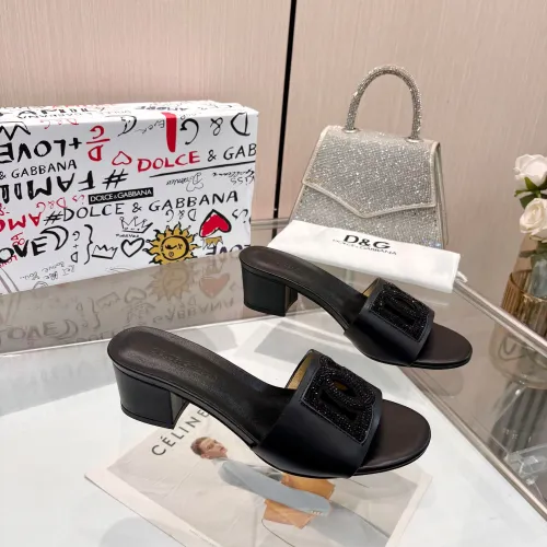 Replica Dolce & Gabbana D&G Slippers For Women #1472628 $92.00 USD for Wholesale