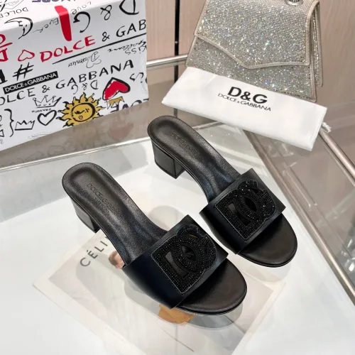 Replica Dolce & Gabbana D&G Slippers For Women #1472628 $92.00 USD for Wholesale