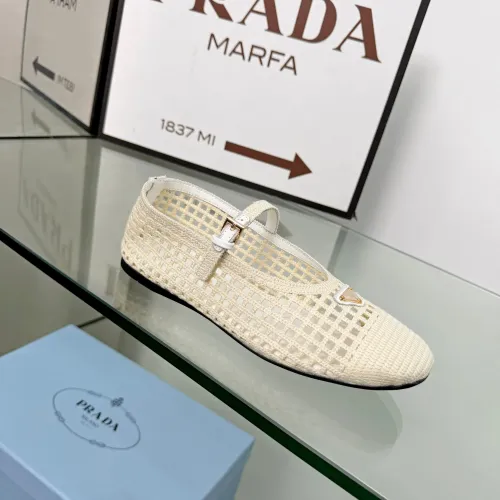 Replica Prada Flat Shoes For Women #1472637 $85.00 USD for Wholesale