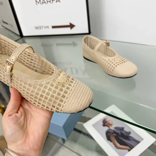 Replica Prada Flat Shoes For Women #1472638 $85.00 USD for Wholesale