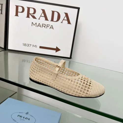 Replica Prada Flat Shoes For Women #1472638 $85.00 USD for Wholesale