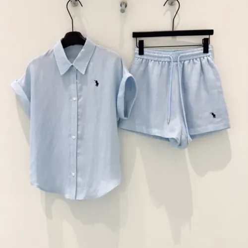 Wholesale Ralph Lauren Polo Tracksuits Short Sleeved For Women #1472640 $80.00 USD, Wholesale Quality Replica Ralph Lauren Polo Tracksuits