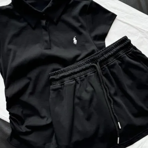 Wholesale Ralph Lauren Polo Tracksuits Short Sleeved For Women #1472642 $72.00 USD, Wholesale Quality Replica Ralph Lauren Polo Tracksuits
