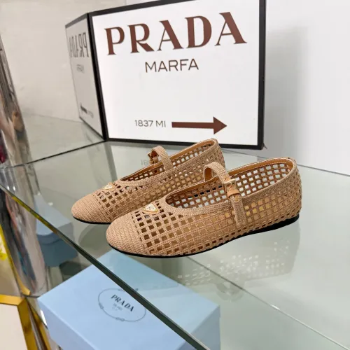 Replica Prada Flat Shoes For Women #1472646 $85.00 USD for Wholesale