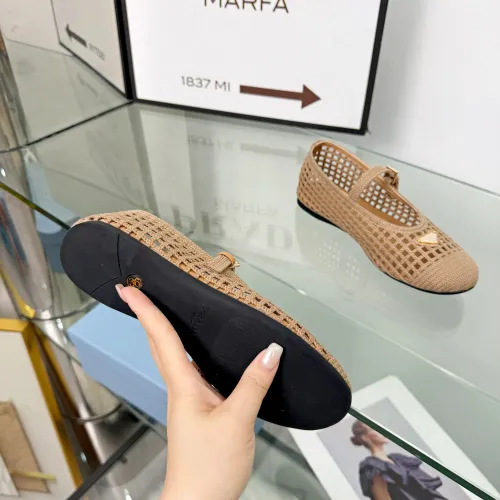 Replica Prada Flat Shoes For Women #1472646 $85.00 USD for Wholesale