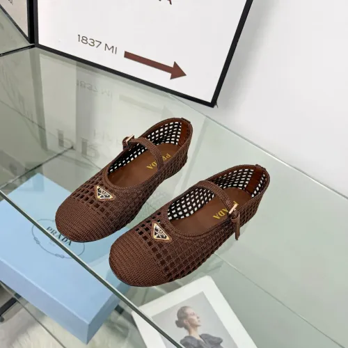 Replica Prada Flat Shoes For Women #1472647 $85.00 USD for Wholesale