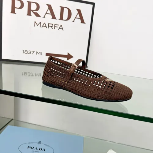 Replica Prada Flat Shoes For Women #1472647 $85.00 USD for Wholesale