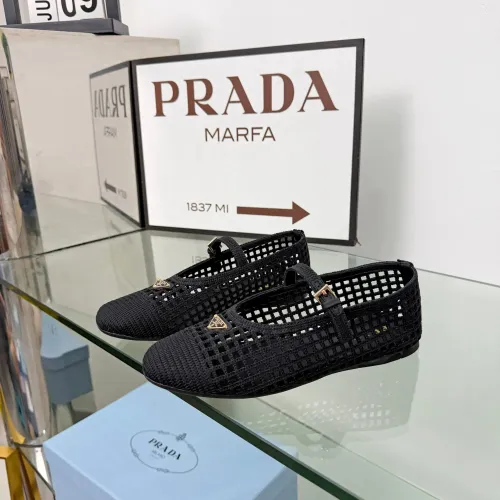 Replica Prada Flat Shoes For Women #1472649 $85.00 USD for Wholesale